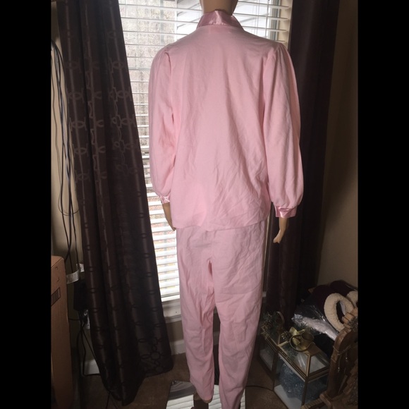 SUZANNE BETH S PAJAMA SET POLYESTER MADE IN USA - Picture 3 of 5